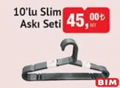 10'LU SLİM ASKI SETİ 10'LU SLİM ASKI SETİ